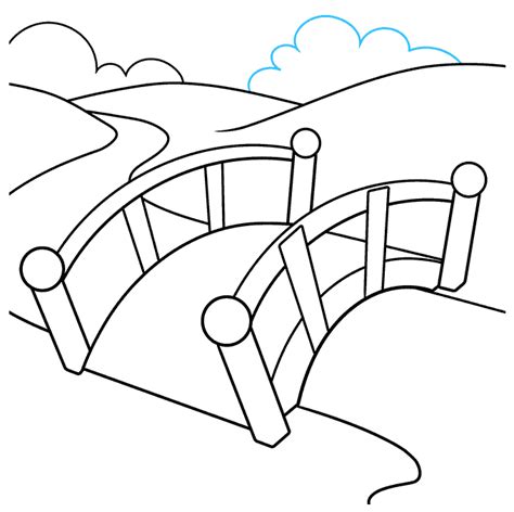 How to Draw a Bridge - Really Easy Drawing Tutorial
