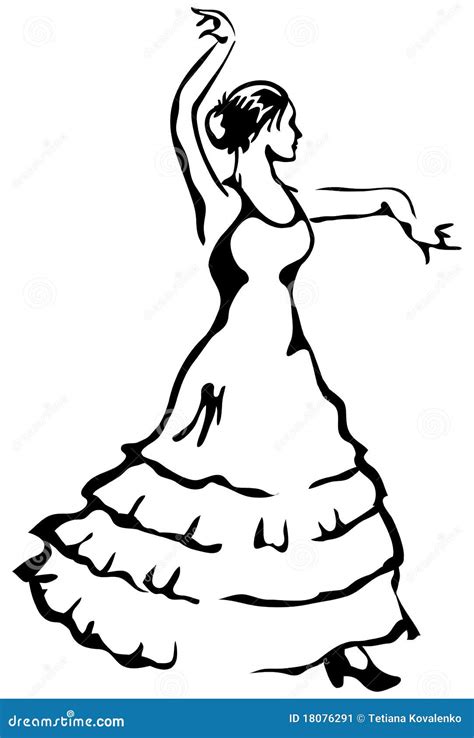 Flamenco Dancer Drawing