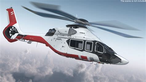 3D Airbus H160 Utility Helicopter Rigged for Maya | 3D Molier International
