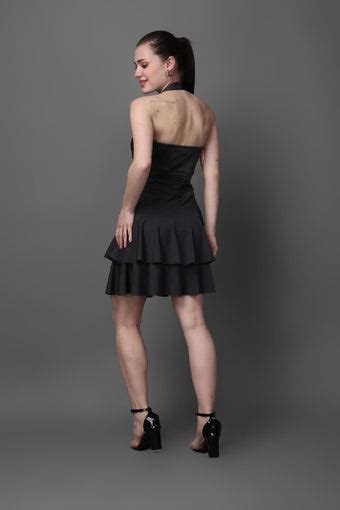 Elegant Black Shadow Dress - Fashion Trendsetter – Meeami Fashion by ...