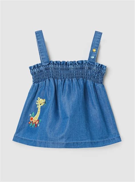 Buy Girls Embroidered Sleeveless Top Online at just Rs. 499.0 ...