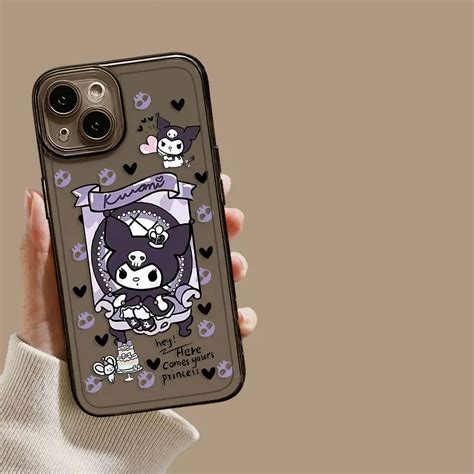 Cute Sanrio Kuromi Phone Case for Iphone 16 15 14 13 12 11 Pro Max Mini ...
