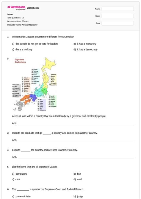 50+ Medieval Japan worksheets for Class 3 on Wayground | Free & Printable