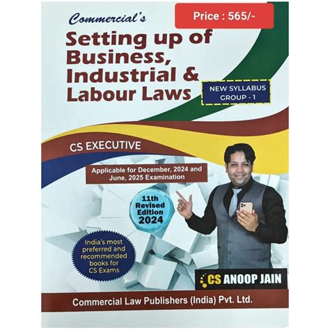 Commercial CS Executive Setting Up of Business Industrial & Labour Laws ...