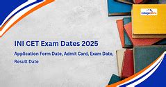 INI CET 2026 Exam - Dates, Syllabus, Exam Pattern, Registration, Admit ...