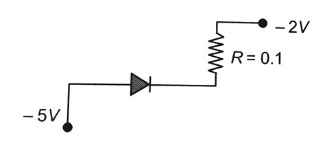 Assertion: In the following circuit the potential drop across the ...