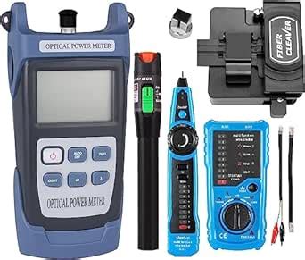 Techtest Optical Power Meter with Laser Light Sc/fc/st Optical Fibre ...