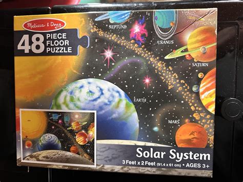 Melissa & Doug Solar System Floor Puzzle 48pcs - Near Perfect Condition ...