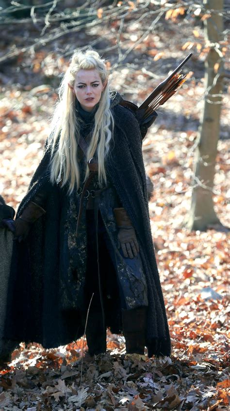 Emma Stone - TV Show "Maniac" Set in Westchester, NY 11/29/2017 • CelebMafia