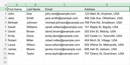 Image result for Contoh Mail Merge Excel