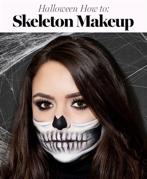 Image result for Skeleton Makeup Tutorial
