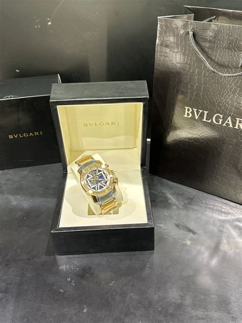 Bvlgari Gold Watch For Men - Brand Lounge