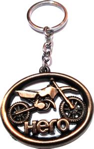 HERO bike shape keychain metal copper Key Chain Price in India - Buy ...
