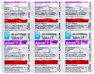 Acitrom 2 MG | Order Acitrom 2 MG Tablet Online at Truemeds