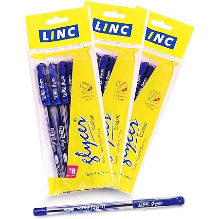 Linc Maxo Fine 0.7 mm Ball Pen | Comfortable Rubber Grip For Smudge ...