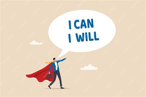 Premium Vector | Willpower to be success motivation or determination to overcome challenge and ...