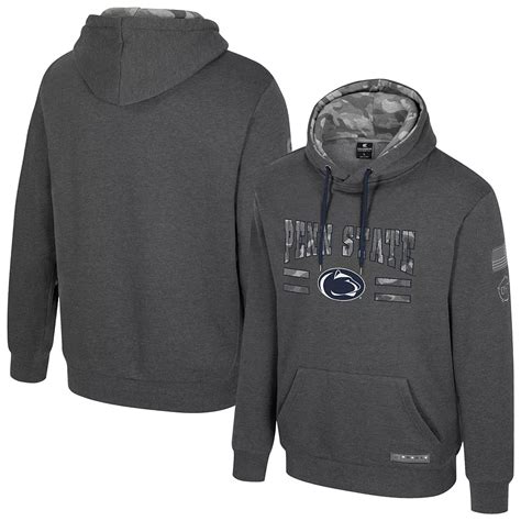 Men's Colosseum Heather Charcoal Penn State Nittany Lions Operation Hat ...
