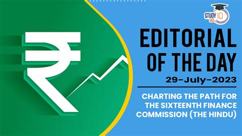 Editorial of the Day: Charting the path for the Sixteenth Finance ...