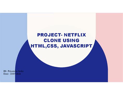 Project - good - PROJECT- NETFLIX CLONE USING HTML,CSS, JAVASCRIPT BY ...