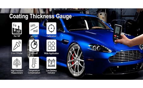 R&D TC100 Car Coating Thickness Gauge for Used Car Buyers - Paint Mil ...