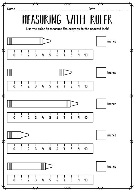 Image result for Printable Measuring Worksheets