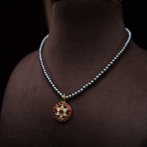 925 Gold Plated Silver Necklace | Rimli.in