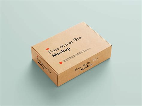 Free Delivery Mailer Box Mockup PSD Set - Good Mockups