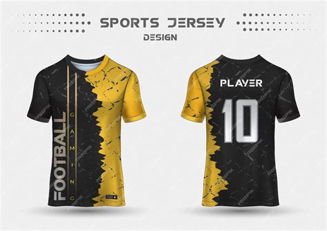 Premium Vector | Modern football jersey design template