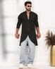 Buy Black Kurtas for Men by Midav Online | Ajio.com