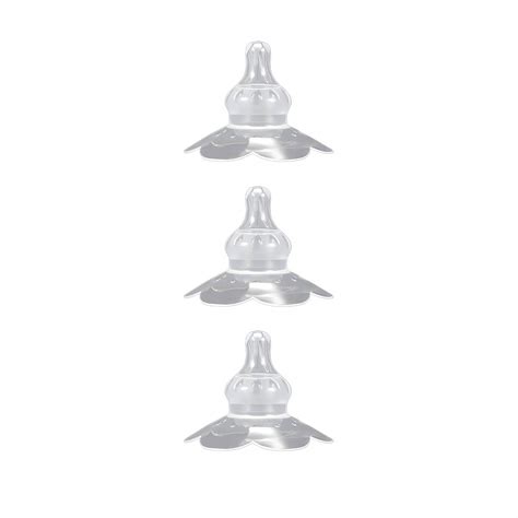 XIRQI 3 Pcs Nipple Shields for Breastfeeding Newborn,Suitable for Sucking Difficulties Or Flat ...