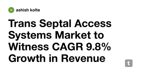 Trans Septal Access Systems Market to Witness CAGR 9.8% Growth in ...