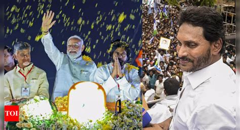 NDA, YSRCP jubilant over Andhra Pradesh exit polls, both groups ...