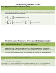 Image result for Orthogonal Diagonalization