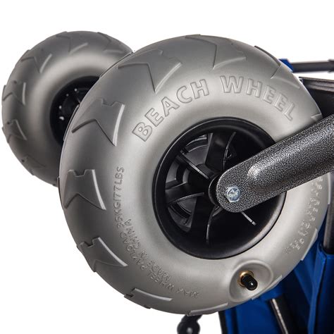 Sorin Outdoor Heavy Duty Collapsible Foldable Beach Cart with Balloon ...