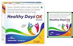 Clidé Healthy Dayz® OK Sachet with Ginseng, Taurine, Caffeine, L ...