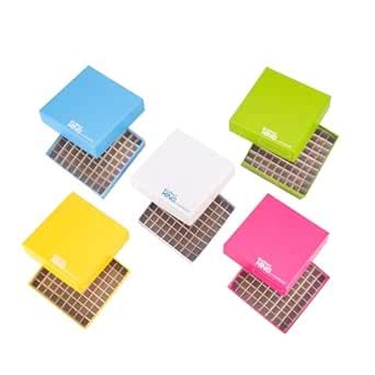 Sample Box Cardboard Freezer Boxes Cryogenic Box 100/81-Well, White ...
