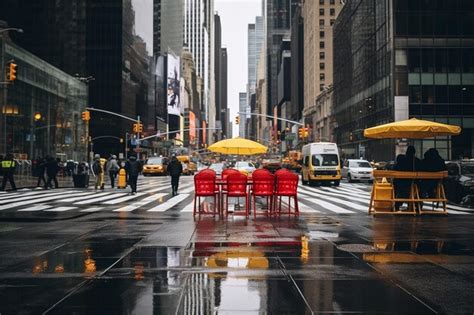 Aesthetic Street Photography Urban Life | Premium AI-generated image