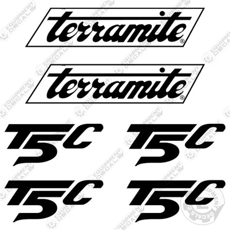 Buy Terramite T5C Decal Kit Street Sweeper Equipment Decals - 3M VINYL ...