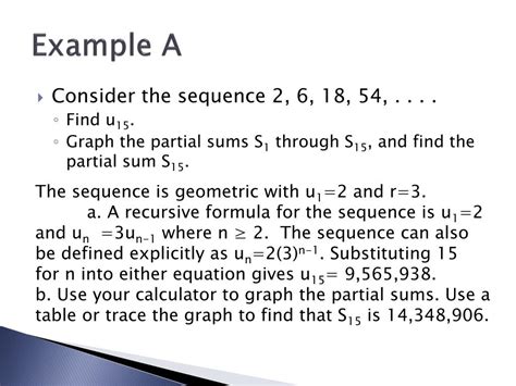 Geometric Sums Example 的图像结果