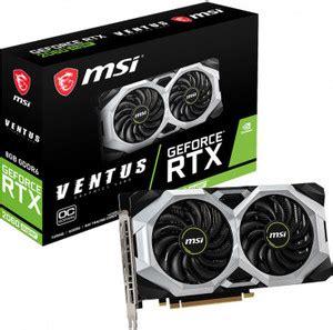 MSI GeForce RTX 2060 SUPER VENTUS OC GDDR6 8 GB NVIDIA Chipset 256 bit ...