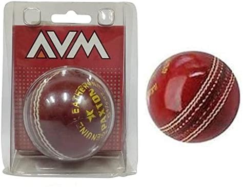 FRATELLI AVM Leather Cricket Ball for Tournament and Club Matches ...