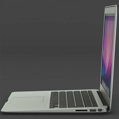 3d macbook air apple laptop