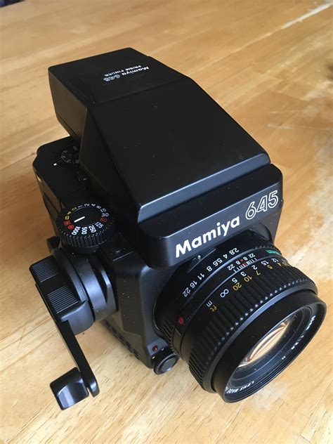 Excited for my first medium format camera! Mamiya 645 Super. Strap ...
