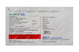 Duobes 625 Tablet 10: Uses, Side Effects, Price & Substitutes