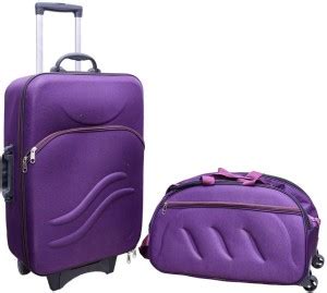 Riddhi Siddhi Graphics Trolley Bag+Duffle Bag Expandable Check-in ...