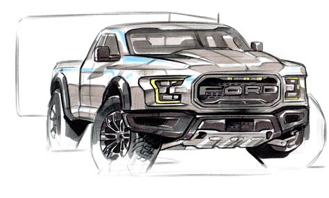 Ford F 150 Drawing