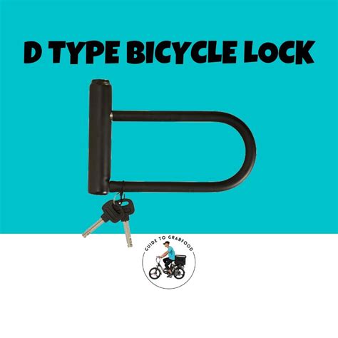 D Type Bicycle Lock Ebike Anti Theft Safety, Sports Equipment, Bicycles & Parts, Parts ...