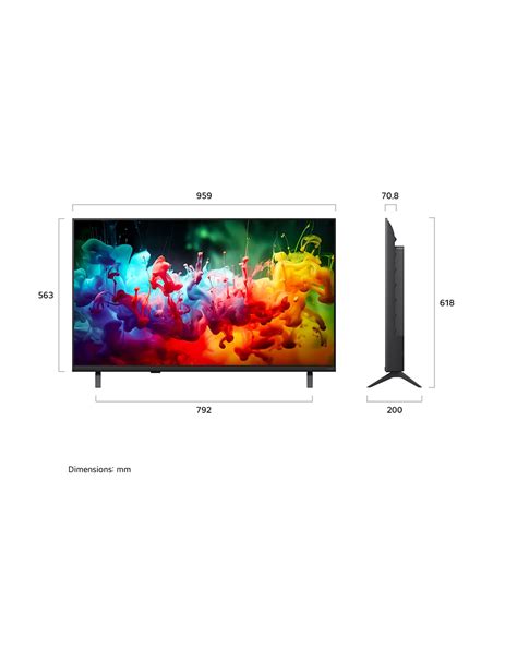 108 cm (43 inch) QNED AI Smart TV - 43QNED70BLA | LG India