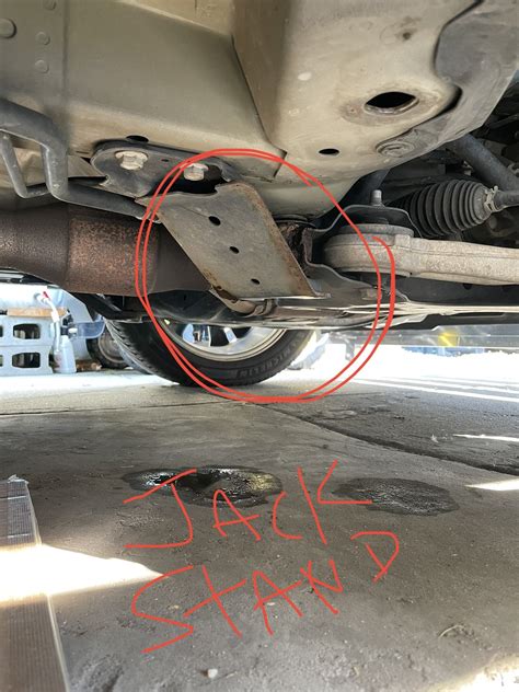 Jack placements other than pinch welds | Nissan Pathfinder Forum