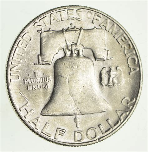 1951-S Franklin Silver Half Dollar - Choice | Property Room